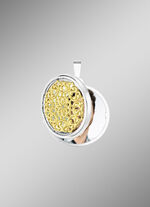 Filigranes Medaillon zum Öffnen in Bicolor 