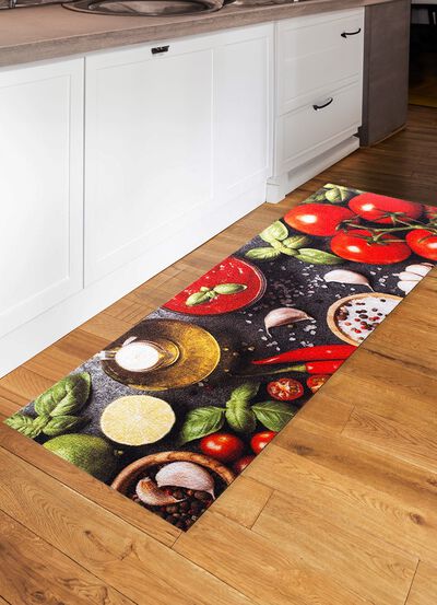 Küchenläufer mit rutschhemmender Rückseite 