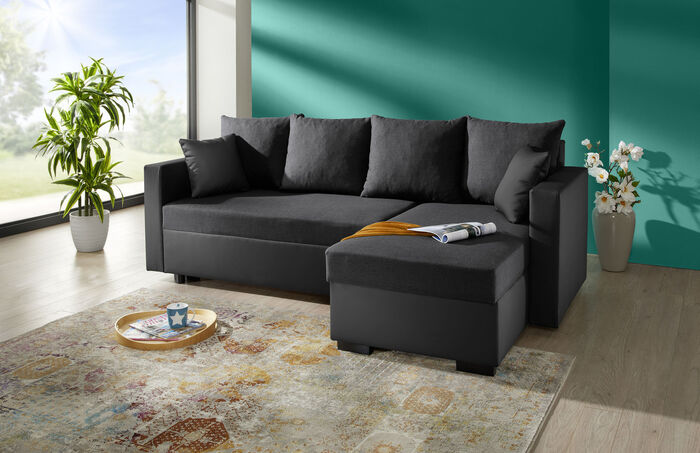Polsterecke mit Funktion SCHW.-ANTHRAZIT