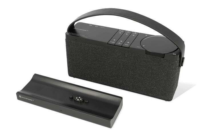 Kabelloser TV Lautsprecher mit Sprach- und Dialogverstärker 