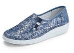 ELENA EDEN, sommerliche Damen-Slipper, Weite G, mit herausnehmbarem Fussbett JEANS