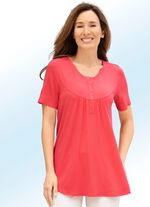 Shirt-Tunika in 3 Farben KORALLE