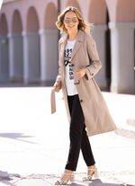 Funktions-Trenchcoat mit G&uuml;rtel. 