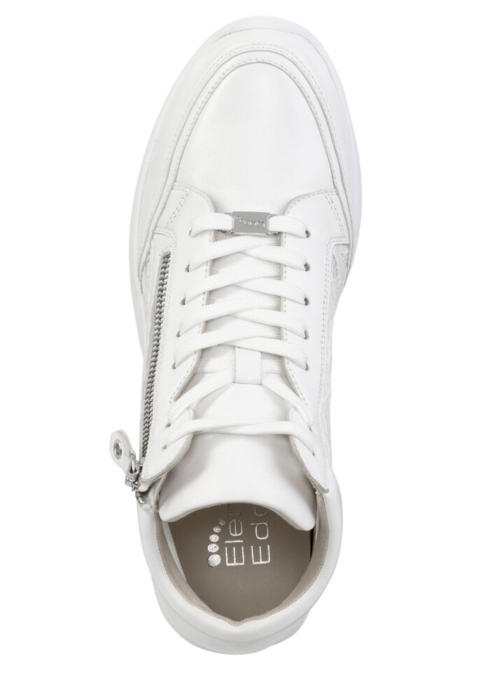 ELENA EDEN, schicke Damen-Boots, Weite G, mit herausnehmbarem Fussbett WEISS