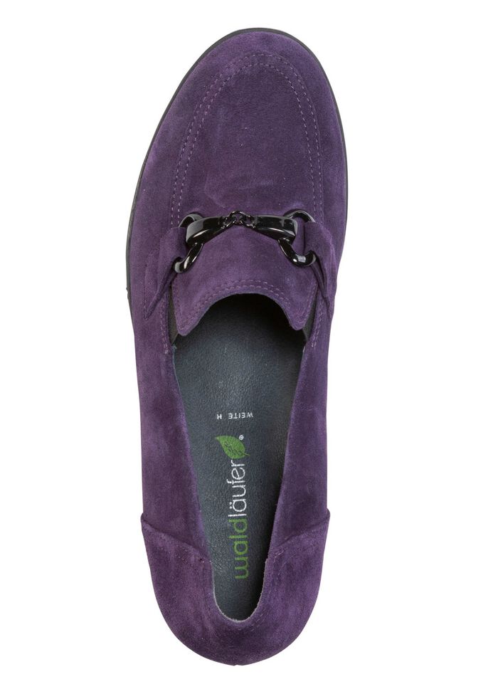 Waldl&auml;ufer, bequemer Damen-Trotteur, Weite H, mit herausnehmbarem Fussbett LILA