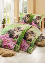 Bettw&auml;sche-Garnitur mit Reissverschluss 