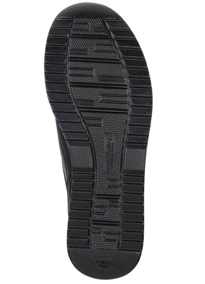 Waldl&auml;ufer Sneaker mit schimmernd gepr&auml;gten Eins&auml;tzen SCHWARZ-BRONZE