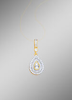 Massiver Anhänger mit Brillanten 