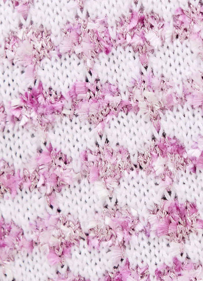 Pullover in Garnmix mit Federgarn 