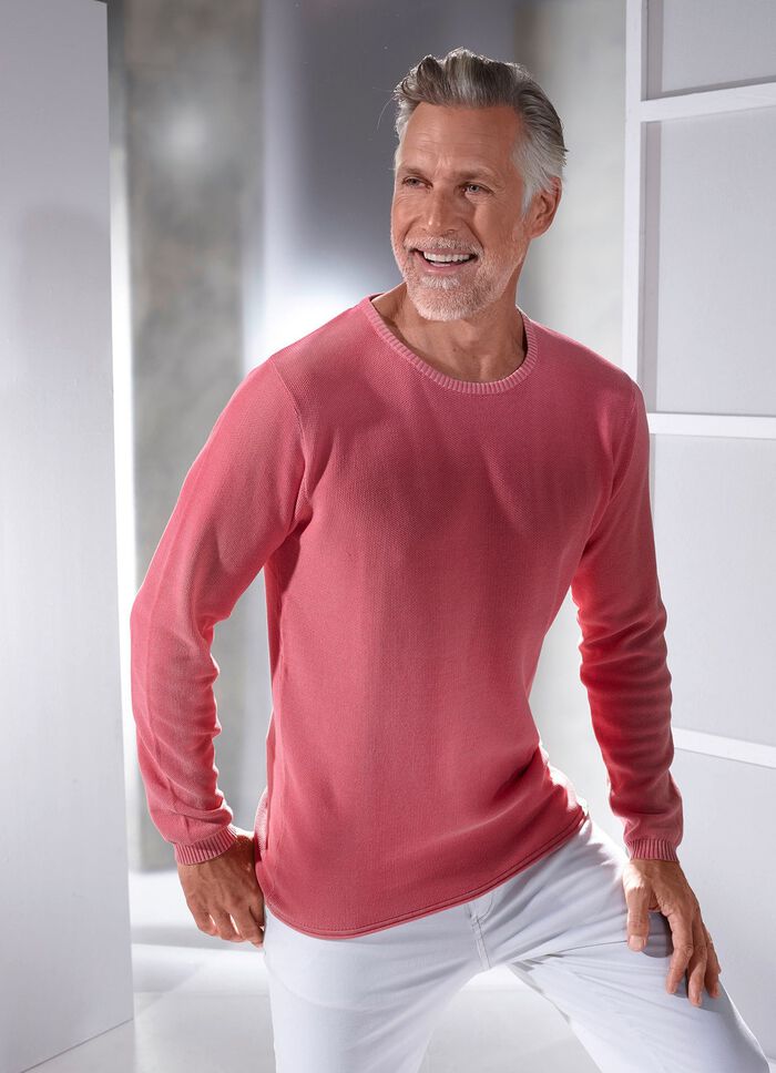 Rundhalspullover von &laquo;Milano Italy&raquo; in 3 Farben 