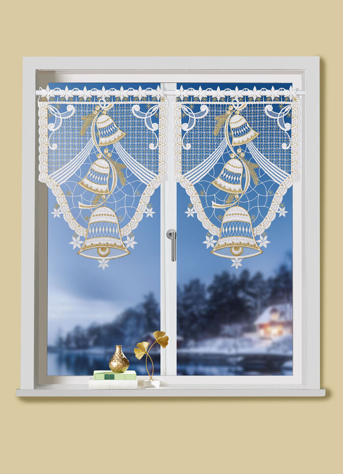 Scheibenhänger aus echter Plauener Spitze 