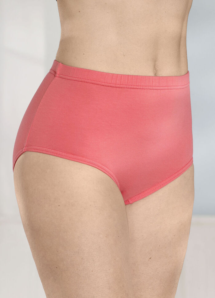 Fünferpack Slips mit Gummizug im Bund 