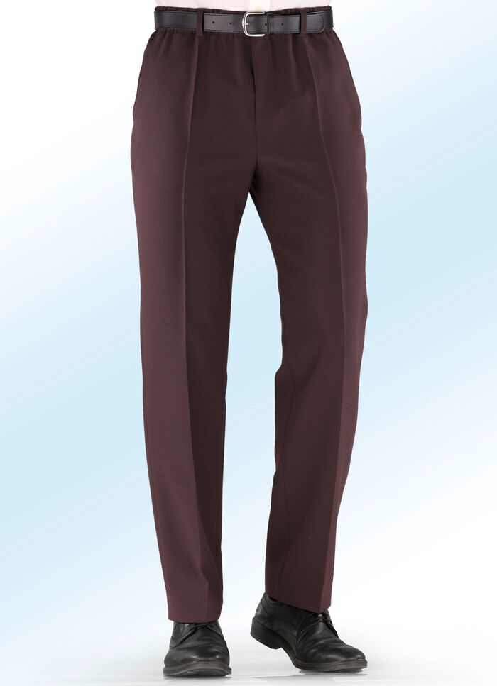 Schlupfhose von &laquo;Klaus Modelle&raquo; in 4 Farben  DUNKELBRAUN