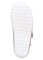 ELENA EDEN, bequeme Damen-Pantoletten, Weite H, mit herausnehmbarem Fussbett TAUPE