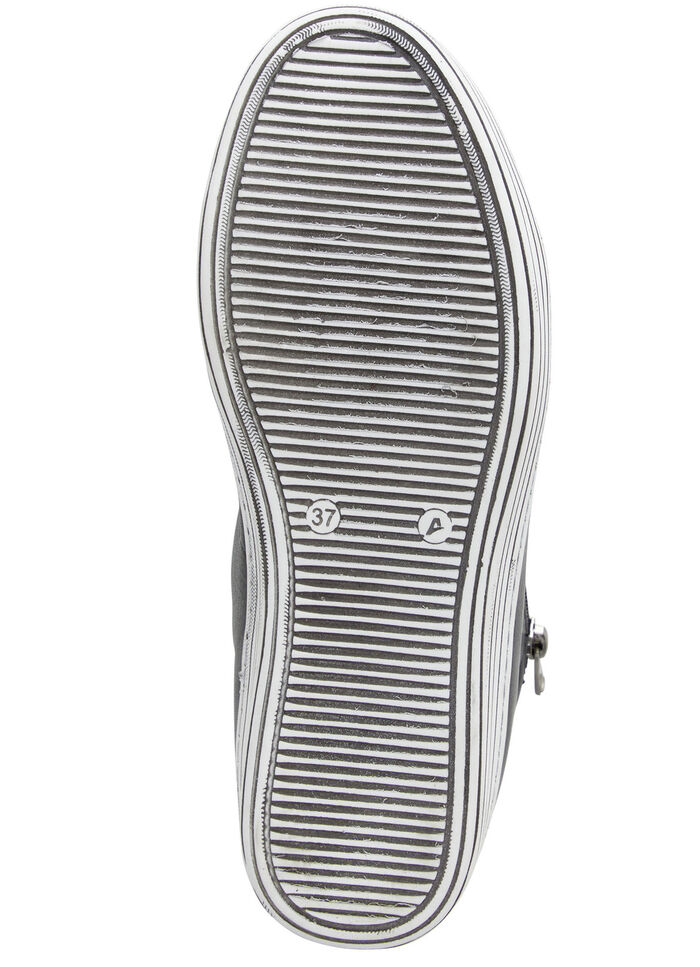 Gemini Schnür-Stiefelette mit praktischem Seitenreissverschluss SCHWARZ