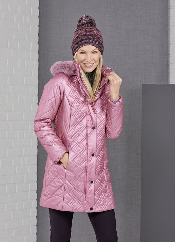 Kurzmantel in 2 Farben ROSÉ