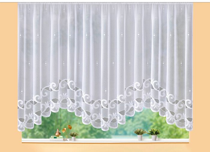 Leichter Bogen-Vorhang mit Automatikfaltenband 