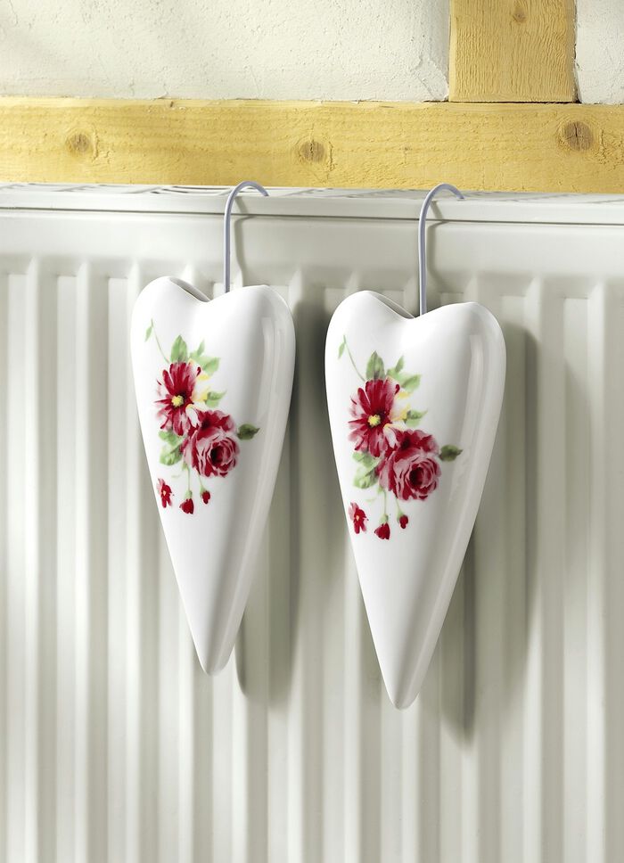 Luftbefeuchter, 2er-Set in Herzform 