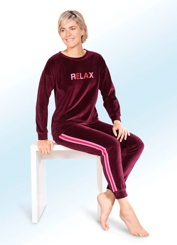 Hausanzug mit rundem Halsausschnitt 