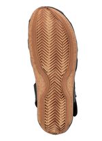 Gemini Riemchen-Sandale aus weichem Rind-Nappaleder SCHWARZ