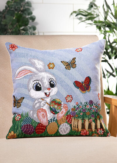 Kissenbezug mit Reissverschluss 