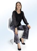 Tunika mit funkelnden Strasssteinchen 