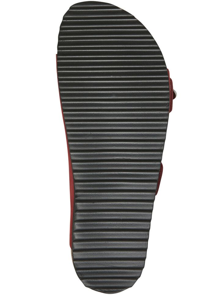 Andrea Conti Pantolette mit bunt bedrucktem Lederfussbett 