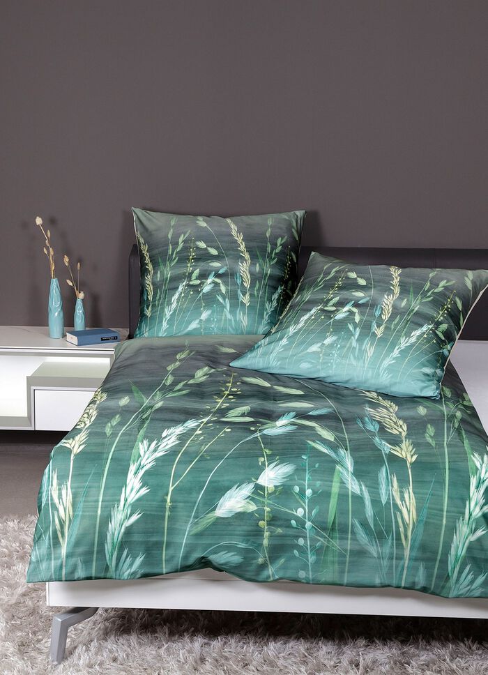 Bettw&auml;sche- Garnitur mit  Reissverschluss 