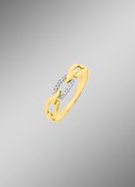 Schick Damenring in Bicolor  