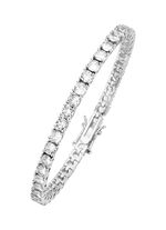 Armband aus glänzendem Messing SILBER