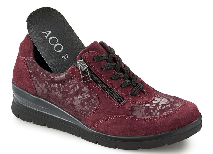 Schn&uuml;rschuh mi Seitenreissverschluss BORDEAUX