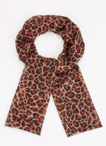 Schal mit Raubtierfell-Dessin 