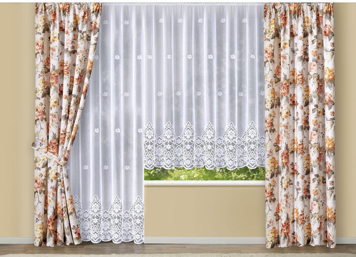 Fabelhafter Langvorhang mit Universalschienenband 