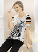 Shirt mit Kontrast-Druck 