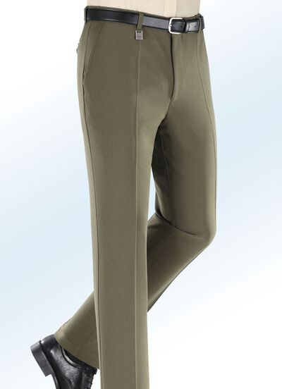 Dehnbundhose mit Gesässpaspeltasche in 4 Farben 