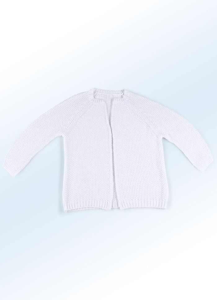 Strickjacke WEISS