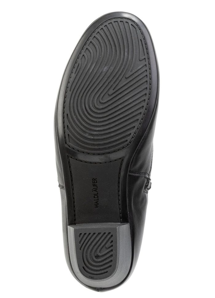 Waldl&auml;ufer, bequeme Damen-Stiefeletten, Weite K, mit herausnehmbarem Fussbett SCHWARZ
