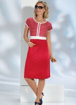 Kleid mit Zierband 