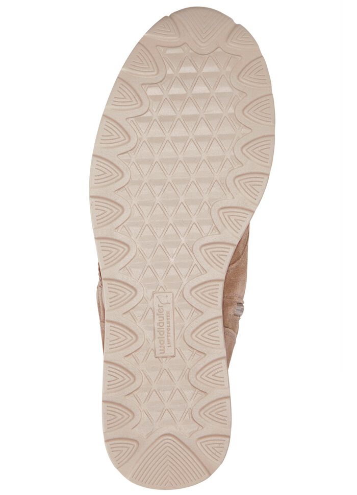 Waldl&auml;ufer Schn&uuml;r-Stiefelette mit Innenreissverschluss TAUPE