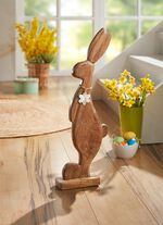 Osterhase aus Mangoholz 