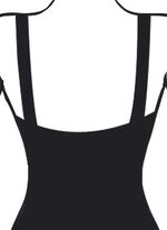 Tankini mit figurfreundlichem Oberteil, verstellbaren Trägern und Softschalen 
