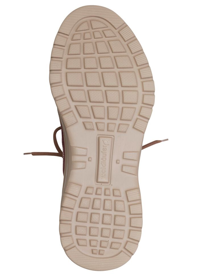 Waldl&auml;ufer, bequeme Damen-Stiefeletten, Weite H, mit herausnehmbarem Fussbett TAUPE-MULTICOLOR