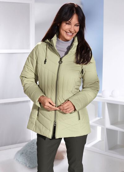 Jacke mit abnehmbarer Kapuze 