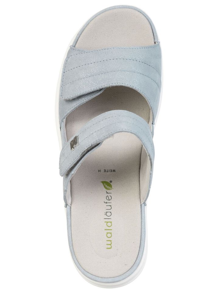 Waldl&auml;ufer, bequeme Damen-Pantoletten, Weite H, mit herausnehmbarem Fussbett 