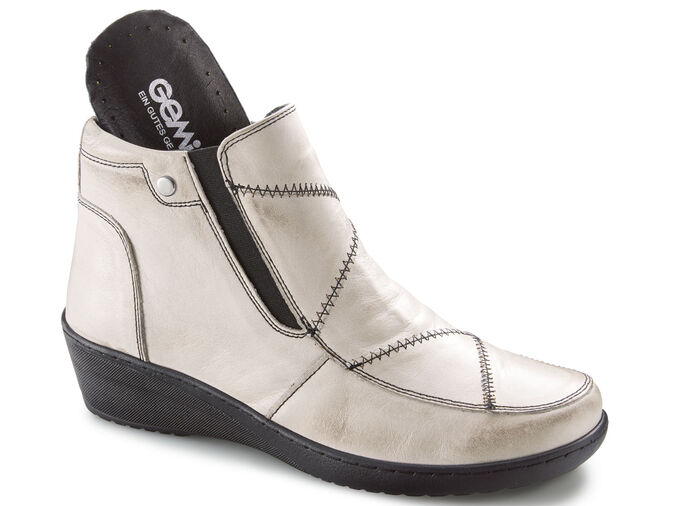Gemini, bequeme Damen-Boots, Weite H, mit herausnehmbarem Fussbett KIESEL