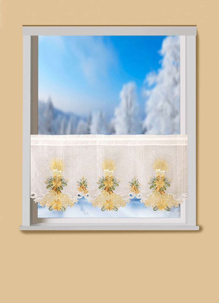 Kurzstore mit Kerzenmotiven 