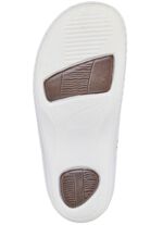 ELENA EDEN Clog aus genarbtem Rind-Nappaleder WEISS