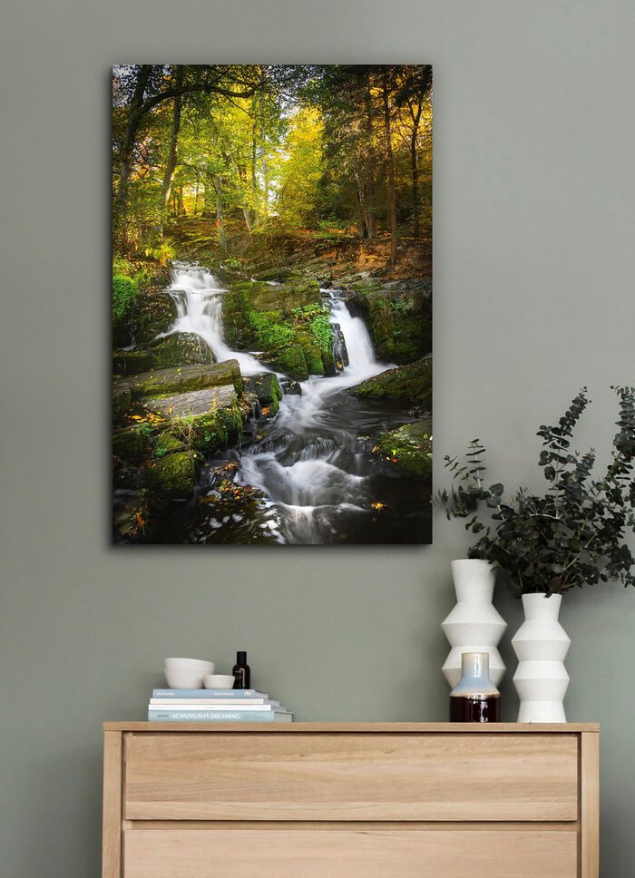 Hochwertiges Leinwandbild &laquo;Selkefall im Harz&raquo; 