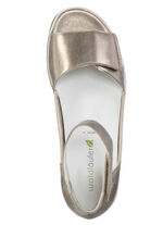 Waldläufer Sandale mit herausnehmbarem Lederfussbett ANTIKGOLD