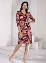 Nachthemd, knielang und 3/4 langen Ärmeln 